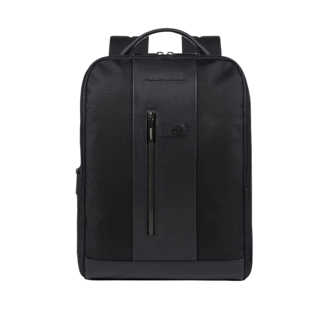 Рюкзак PIQUADRO BRIEF2 CA4818BR2/N черный нейлон/кожа