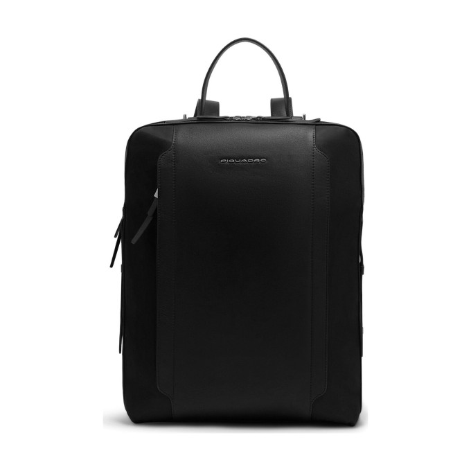 Рюкзак женский Piquadro Lyra CA7042W92T/N черный нейлон/натур.кожа