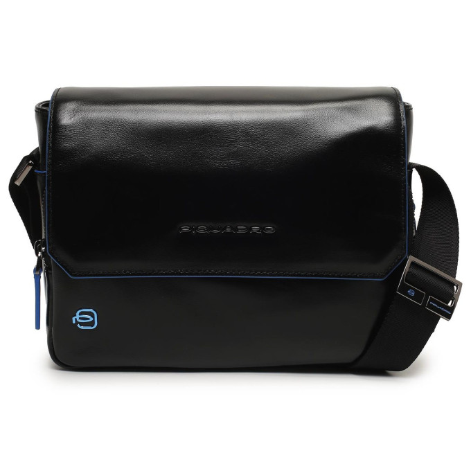 Сумка-мессенджер PIQUADRO BLUE SQUARE CA6812B2/N черная кожа