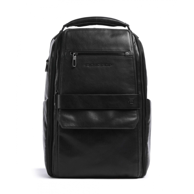 Рюкзак мужской PIQUADRO SOLM CA7021S141/N черный кожа