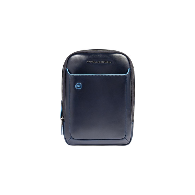Сумка кросс-боди мужская PIQUADRO BLUE SQUARE CA6811B2/BLU2 синяя кожа