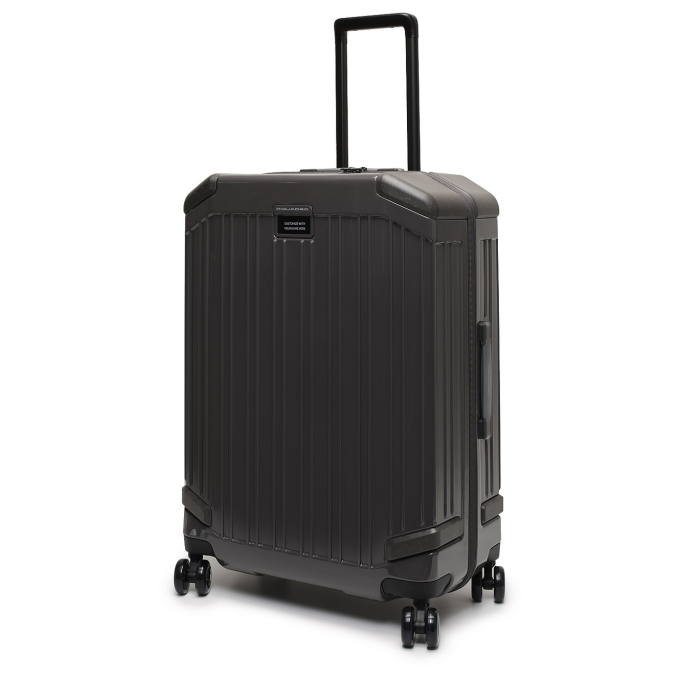 Чемодан PIQUADRO POP BV4427POP/GR 46x69x27см 67л. Поликарбонат/алюминий серый глянц.
